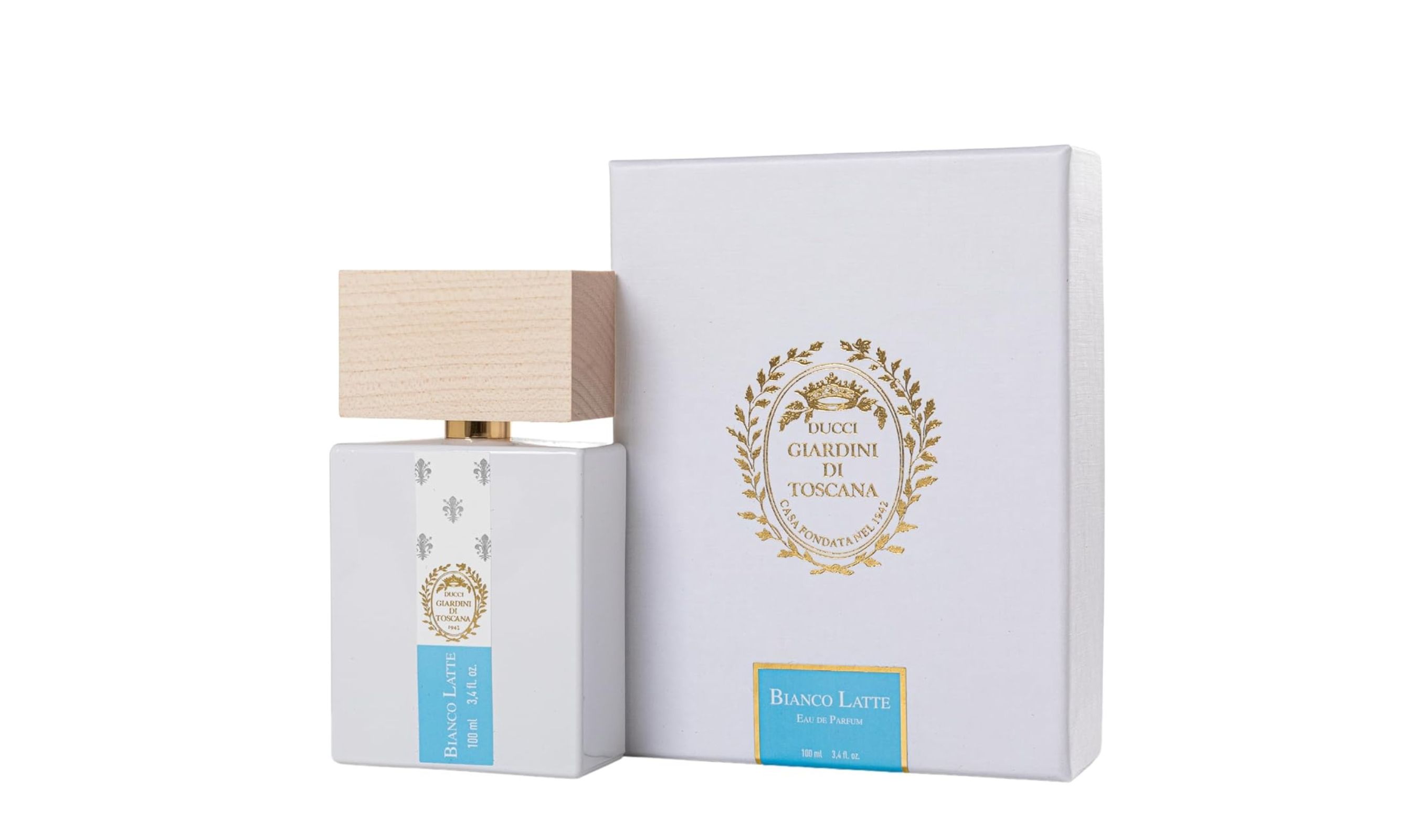 Giardini di Toscana Bianco Latte perfume bottle and box